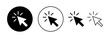 © Lunaraa - Click icon vector for web and mobile app. pointer arrow sign and symbol. cursor icon