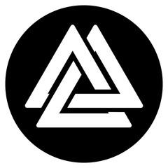 valknut glyph icon