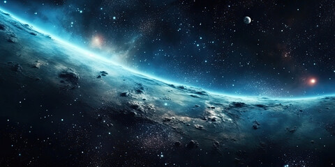A realistic beautiful dark galaxy