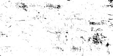 Grunge Texture Of Black And White. Abstract Monochrome Background Pattern Of Cracks, Chips, Scuffs. Distress Overlay Messy For Your Design Or Wallpaper.