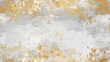 © mashimara - Abstract natural pattern of white luxury marble with golden glitter inclusions, ai generated