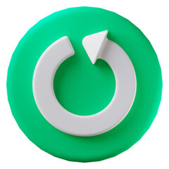 restart 3d icon