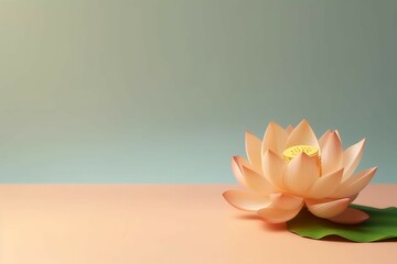 Lotus flower pink. Generate Ai