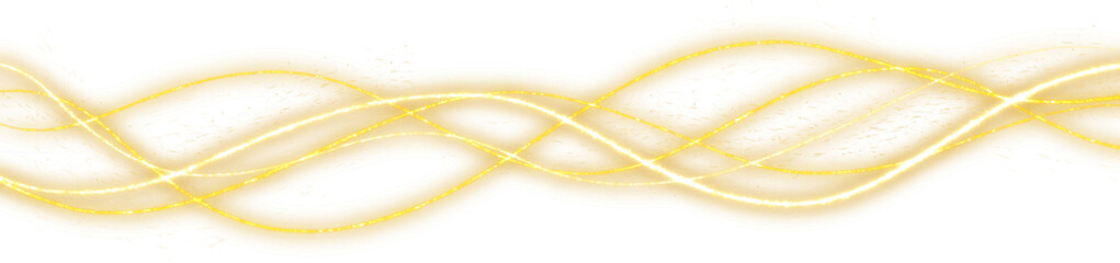 Wall Mural - golden lines shining magically transparent