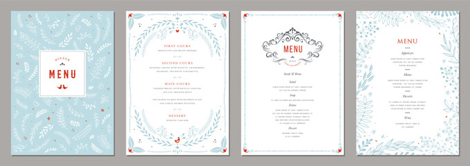 Wall Mural - ornate classic templates. wedding and restaurant menu. good for banners, greeting and business cards