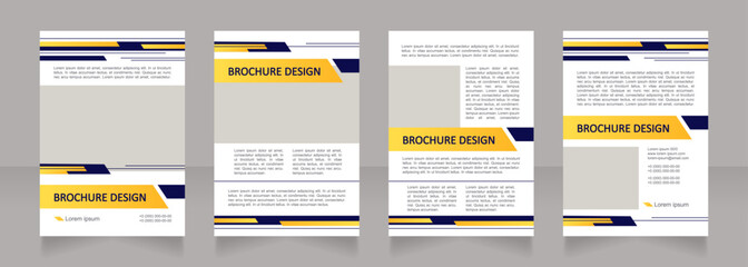 Debit card cash back offers blank brochure layout design. Vertical poster template set with empty copy space for text. Premade corporate reports collection. Editable flyer paper pages