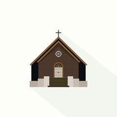 Wall Mural - Church Vector Illustration flat design