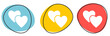 Button Banner für Website oder Business: Liebe oder Dating