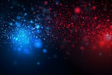 Wall Mural - Colorful blue particles background, ai generated