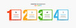 © andreyorb - Infographics number options template with  4 steps . Can be  used for workflow layout, diagram, business  options, banner, web design