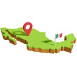 3D Meksiko map