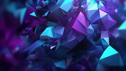 abstract background with triangles, ai generated