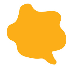 Organic Minimal Speech bubble shape