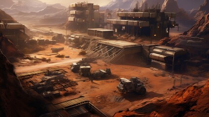 Military Game Environment Art