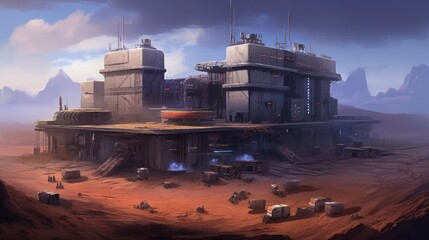 Sticker - Military Game Environment Art