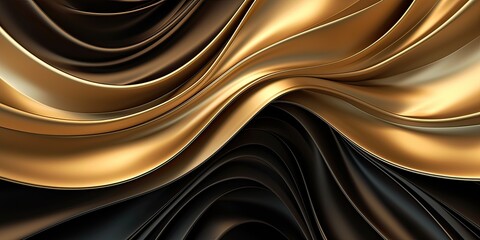 Wall Mural - Generative AI illustration of abstract luxury background design. Digital illustration, 3D style.