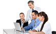 © BillionPhotos.com - Portrait of Businesspeople Working with Laptop