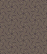 Seamless vector ornament. Modern brown and yellow wavy background. Geometric modern pattern