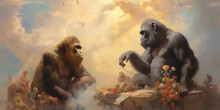 Divine Intervention Between Apes