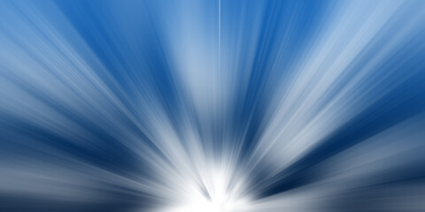 abstract blue sunburst light background