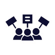 © Brandmaker artist - Crowd of people, protest, strike, revolution, Demonstration, Protest Icon