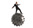 © alphaspirit - businessman keeps the balance despite the problem