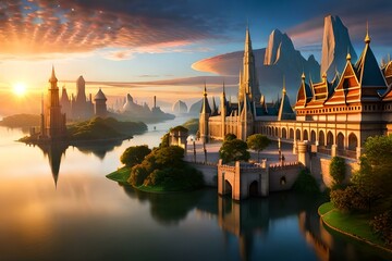 Beyond Imagination: Exploring AI-Created Fantasy Travel Destinations