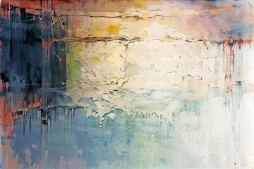 Fototapete - abstract grungy texture illustration digital art 
pattern wallpaper colorful background artwork generative ai
