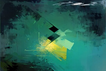 Aufkleber - abstract grungy texture illustration digital art 
pattern wallpaper colorful background artwork generative ai