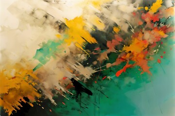 Aufkleber - abstract grungy texture illustration digital art 
pattern wallpaper colorful background artwork generative ai