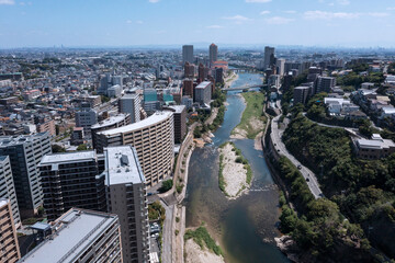 Wall Mural - 武庫川の風景