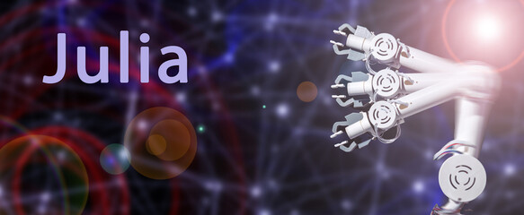 Wall Mural - julia a high-level, high-performance language for technical computing, data science, and machine lea