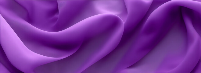 Soft purple chiffon with curves and waves texture from Generative AI