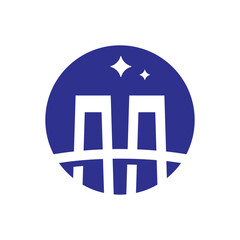 Sticker - Bridge circle logo