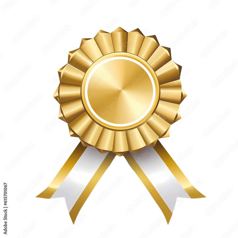 gold award ribbon Stock Illustration | Adobe Stock