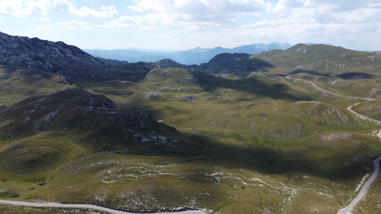 Wall Mural - Durmitor National Park, Montenegro. Aerial View.