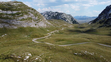 Wall Mural - Durmitor National Park, Montenegro. Aerial View.