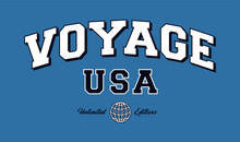Vintage Typography College Varsity Voyage For Graphic Tee T Shirt And Sweatshirt .
