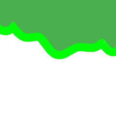 Wall Mural - illustration. Green and white color background