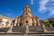 View of Modica, one of the most beautiful baroque cities in Sicily