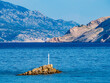 Küstenlandschaft der Insel Rab in Kroatien