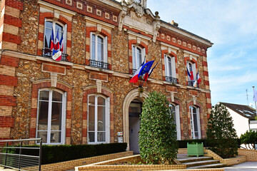 Wall Mural - Noisy le Roi; France - march 27 2023 : picturesque city