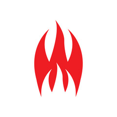 Poster - fire icon vector