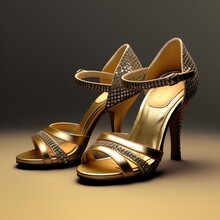 Tango Dance Shoes With High Heels
