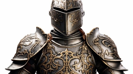 Medieval knight suit of armor protection