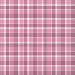 Wall Mural - Seamless pattern in pink and white colors for plaid, fabric, textile, clothes, tablecloth and other things. Vector image.