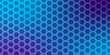 Hexagonal abstract Blue color background design. Vector illustration.