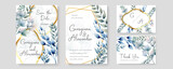 Fototapeta Boho - colorful colourful floral flower beautiful and elegant floral wedding invitation card template