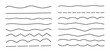 © Narek - Collection of hand drawn different lines. Set of line elements in doodle sketch style isolated on white background. Vector illustration