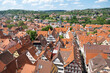 Rooftops of the old town in Tuebingen, Germany.